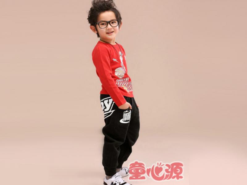 童心源兒童休閑裝-休閑運動長褲