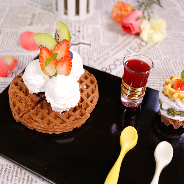 芭貝樂(lè)香草華夫冰淇淋