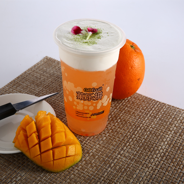 菓樂拼茶飲-白桃烏龍奶蓋茶