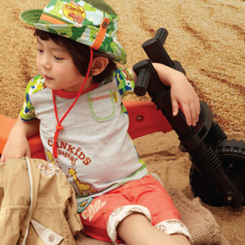 QQ星童裝夏威夷風格