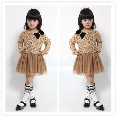 女童韓版蓬蓬紗裙網紗