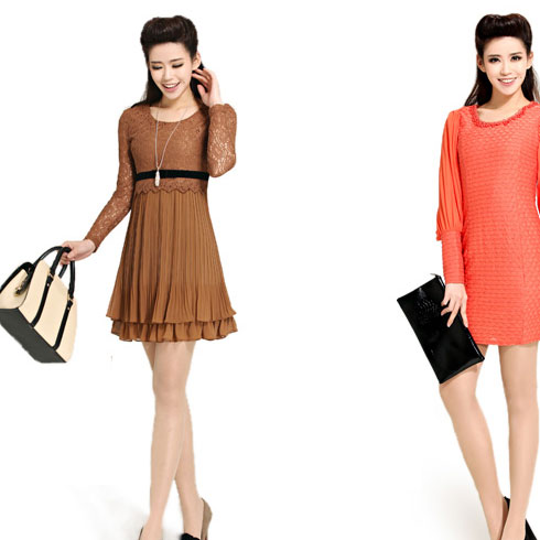 薇蓮優雅大方百褶裙