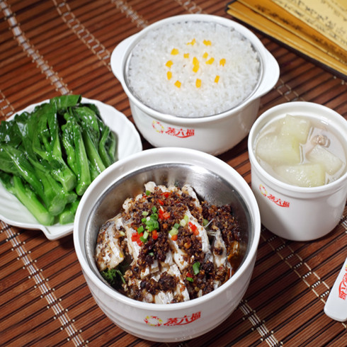 豆鼓蒸魚塊套餐