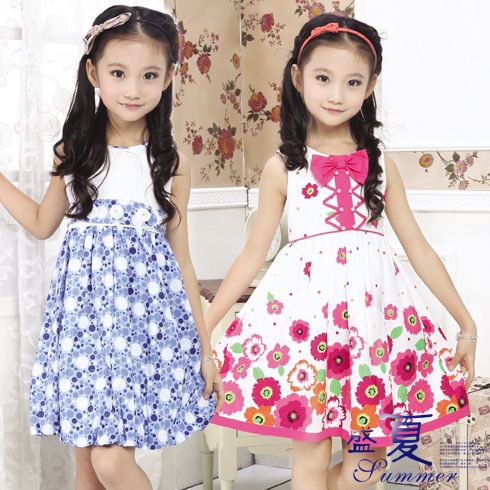 甜美可愛花朵連衣裙