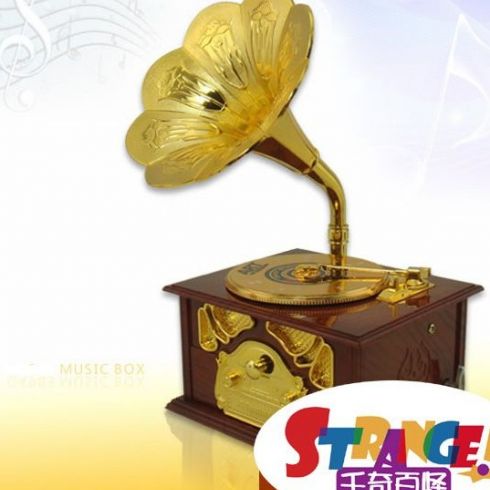 復古留聲機音樂盒