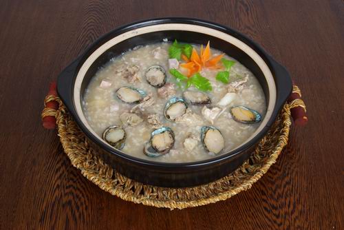 沃頭蠔干粥-九孔鮑魚削骨肉粥&nbsp;&nbsp;