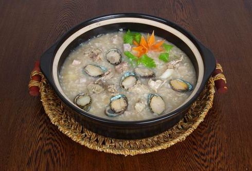 沃頭蠔干粥-九孔鮑魚削骨肉粥&nbsp;&nbsp;