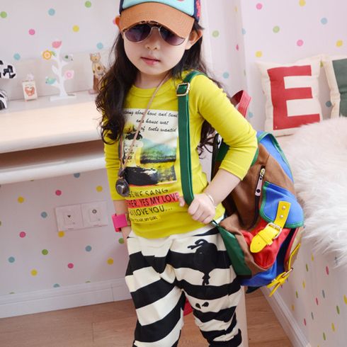 女童休閑旅行套裝