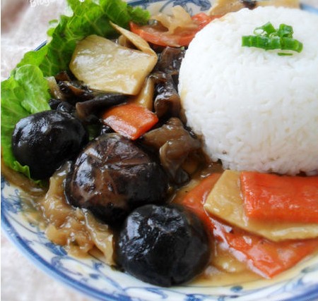 西塘河畔香菇燴飯