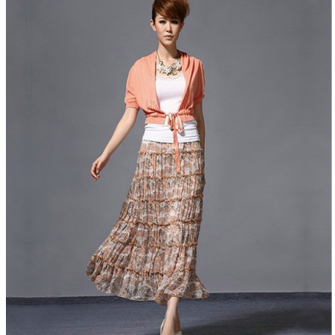 萊爾維思優惑碎花長裙