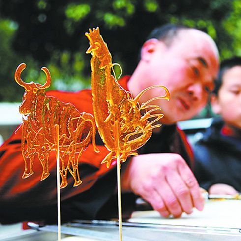 糖丞相智能糖畫機-糖畫金牛&nbsp;&nbsp; 