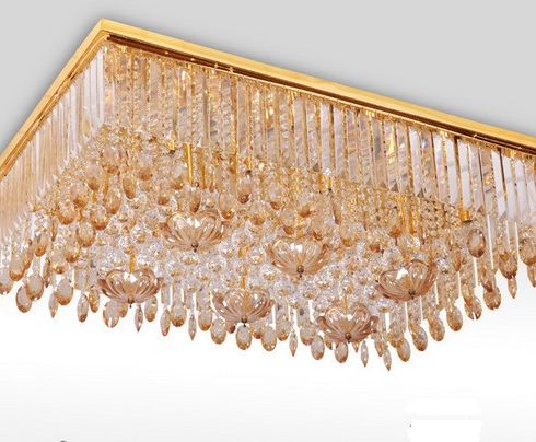 天雄照明黃水晶燈