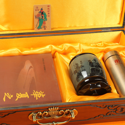 關公福佑手工藝品-精裝五福臨門