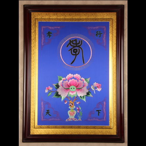 關公福佑手工藝品-晉繡