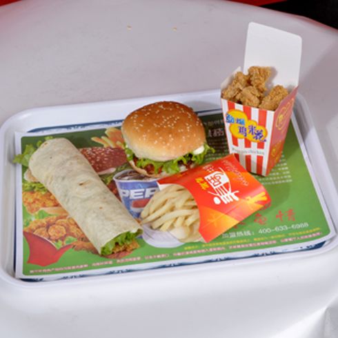 木魚(yú)情漢堡薯?xiàng)l雞肉卷雞米花