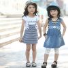 淘淘熊童裝牛仔系列兩件套連衣裙