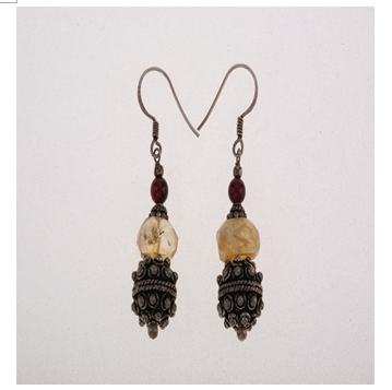 扎西德勒藏飾-復古耳環