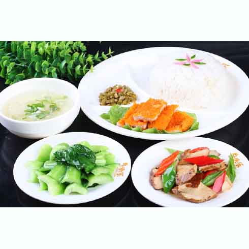 斗米樂(lè)快餐-中臺(tái)式快餐-斗米樂(lè)豬扒飯