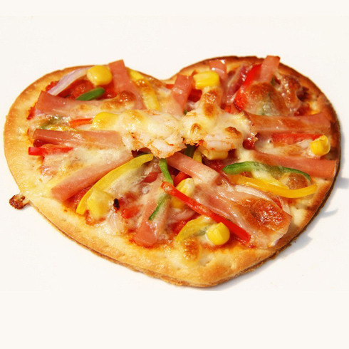 掌上披薩店產品-心形披薩