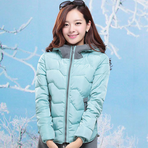 薇蓮女裝產品-薇蓮女裝素色短款羽絨服