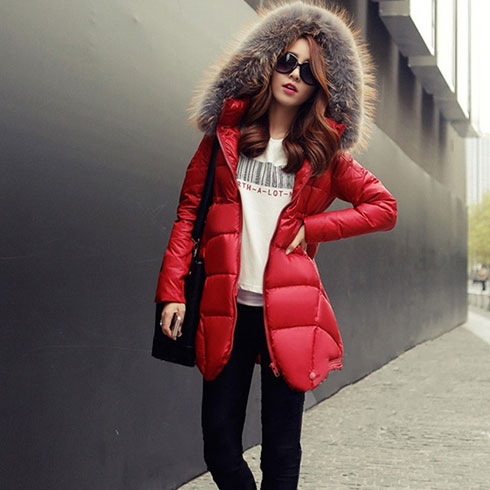 薇蓮女裝產品-薇蓮女裝長款冬季棉衣