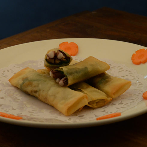 嘻魷記火山石烤魷魚產品-轟炸三絲魷魚卷