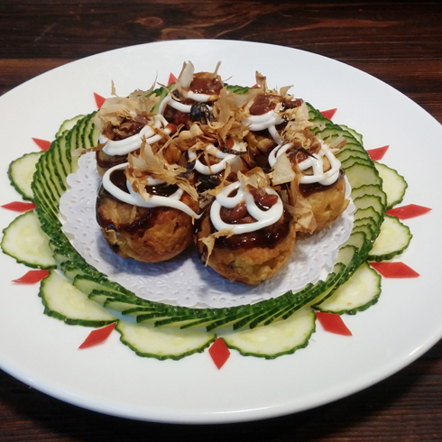 嘻魷記火山石烤魷魚店產品-跳舞花枝丸