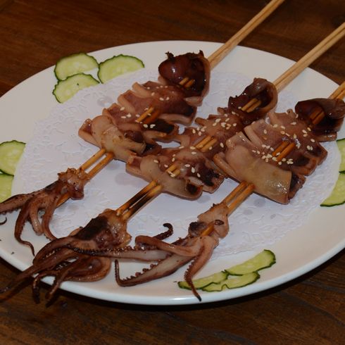 嘻魷記火山石烤魷魚店產品-魷記狀元棒