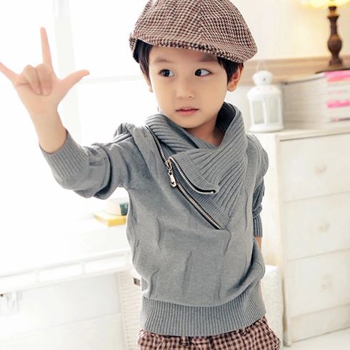 酷芭蒂童裝產品-男童潮流針織衫