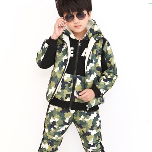 酷芭蒂童裝產品-男童迷彩服