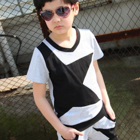 酷芭蒂童裝產品-男童休閑運動套裝