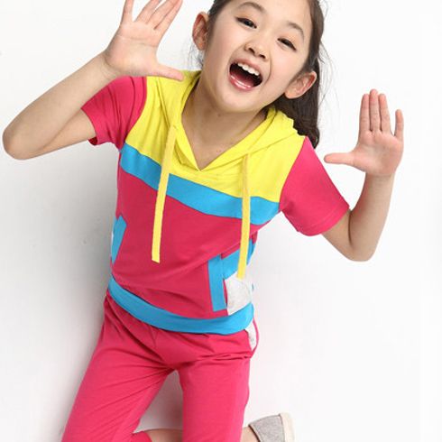 酷芭蒂童裝產品-女童衛衣套裝