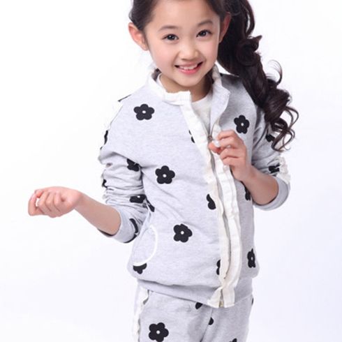 酷芭蒂童裝產品-女童休閑運動套裝