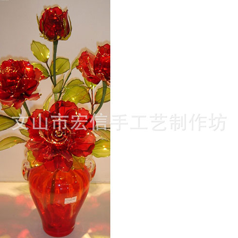 宏信手工藝制作技術培訓產品-玫瑰花工藝品制作