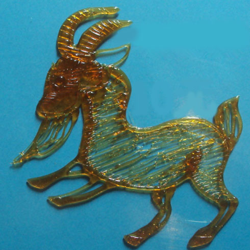 宏信手工藝制作技術培訓產品-糖畫山羊制作