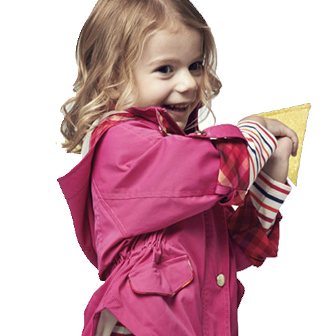 潮童天地童裝產品-女童風衣外套