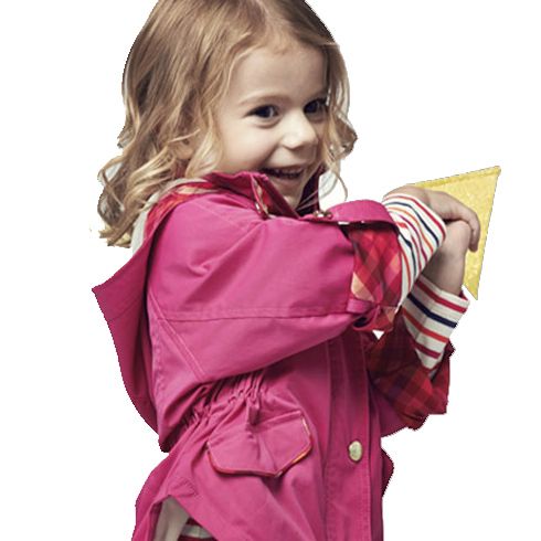 潮童天地童裝產品-女童風衣外套