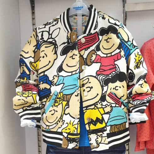 潮童天地童裝產品-人物公仔圖案小外套