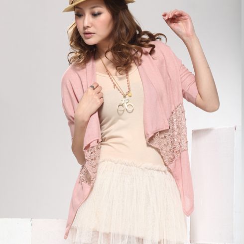 威姬兒斯女裝產品-雪紡短裙中袖中長外套