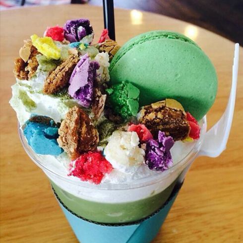 巴朗雪冰淇淋產品-巴朗雪馬卡龍冰淇淋杯