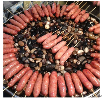 阿里山石烤香腸產(chǎn)品-正宗臺灣黑豬肉烤腸