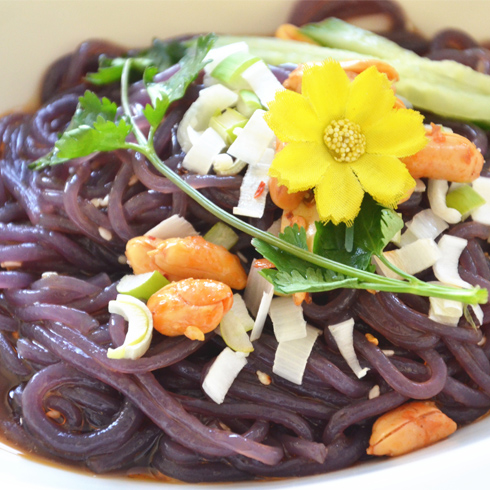 薯立方地瓜粉產品-涼拌紫薯粉