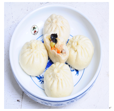 狀元包小吃產品-木耳雞蛋蝦仁素包子