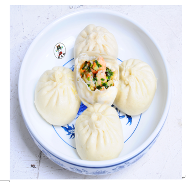 狀元包小吃產品-豬肉三鮮餡灌湯包