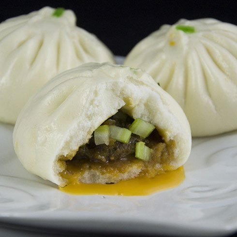 蒸天下包子鋪產品-牛肉大蔥餡包子