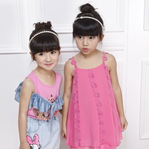 巴歐巴歐變色童裝產品-吊帶連衣裙