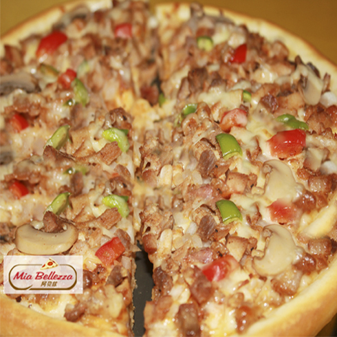 阿貝茲手工薄餅披薩產品-照燒雞肉披薩