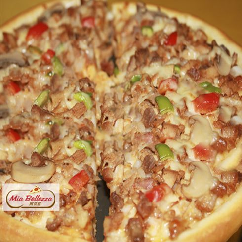 阿貝茲手工薄餅披薩產品-照燒雞肉披薩