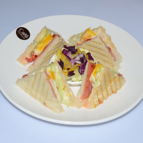 湯姆約客咖啡館產品-湯姆約客火腿蛋三明治