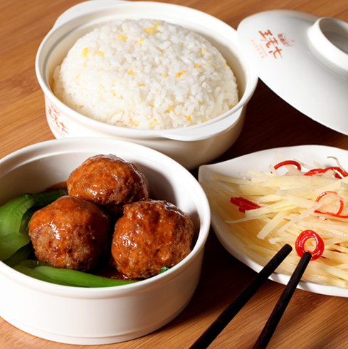 王老七蒸式營養管家-獅子頭套餐